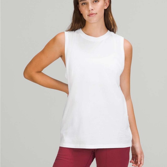 lululemon athletica Tops - Lululemon All Yours Tank White Size 8